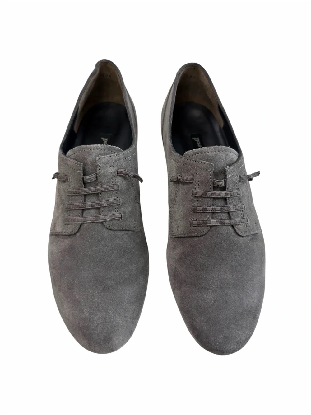 Paul Green Elastic Lace Slip-On Grey Suede  Oxford Shoes Women’s Size 7